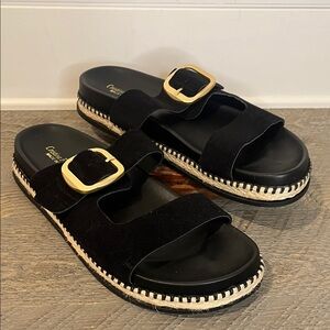 Cristina Francini Black Sandals - Size 9.5